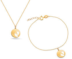 Heratis Forever Arany szett egy gyermek születéséhez Gyermek lábnyomok IZ24403S