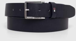 Tommy Hilfiger bőr öv sötétkék, férfi - sötétkék 90