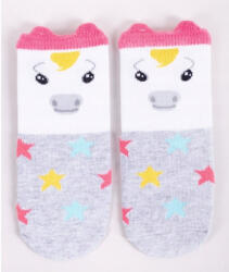 Yoclub ABS csúszásgátlós zokni 17/19 - csillagos/unikornis
