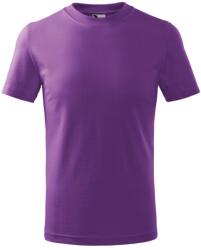MALFINI Basic Gyermek póló - Lila | 122 cm (6 éves) (1386409)