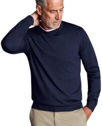 Charles Tyrwhitt Merino Crew Neck Jumper - Navy - L