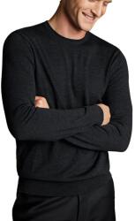 Charles Tyrwhitt Merino Crew Neck Jumper - Charcoal - XXL