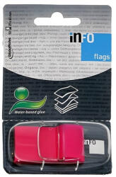 Global Notes Oldaljelölő GLOBAL Notes Info Flags 7728-29 műanyag 25x43mm transparens/pink (11542) - papir-bolt