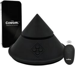 The Cowgirl Cone - app-vezérelt prémium szexgép - 2 cserélhető feltéttel, 20 rezgésmód (fekete) - shop