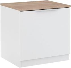 Vicco Betti éjjeliszekrény, fehér-sonoma, 50 cm - mindentjoaron