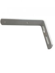  ALUTEQ oldalfali konzol, fehér, 10 cm, 1 db/cs