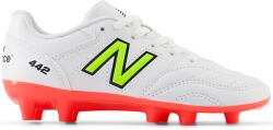 New Balance Gyermek focicipő New Balance 442 ACADEMY JNR FG V2 JS43FIB2 - fehér (33.5 M)