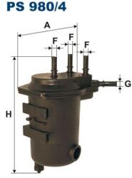 FILTRON Üzemanyagszűrő FILTRON PS 980/4 for RENAULT, NISSAN (PS 980/4)
