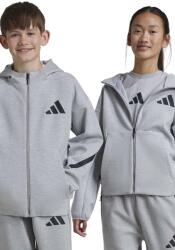 Adidas gyerek felső J Z. N. E. FZ szürke, nyomott mintás, kapucnis, JI7548 - szürke 164