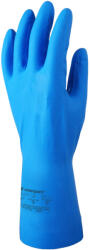  Nitril Kék Vegyszerálló Kesztyű, 32cm/0, 22mm, Sima Belső_10 (5560)
