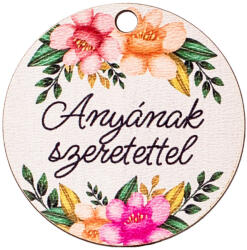 Valex Decor 5db. "Anyának szerettel" feliratos dekor tábla 5cm (GV03-64)