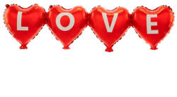 Balloons4party Balon folie 4 inimi love 100 x 27 cm