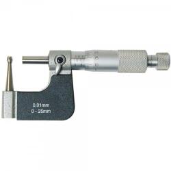 Feku France Micrometru mecanic de exterior 0-25 mm pentru masurat piese curbate (21055)