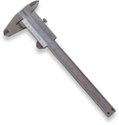 Dasqua Italia Subler mecanic profesional Dasqua cu ciocuri incrucisate 200mm x 50mm x 0.05mm citire si reglaj fin (1110-3120)