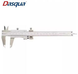 Dasqua Italia Subler mecanic profesional Dasqua cu falci incrucisate 0 - 180mm x 50mm x 0.05mm citire si reglaj fin (1220-3110)