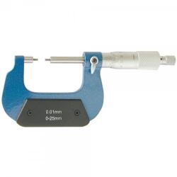 Feku France Micrometru mecanic de exterior 0-25 mm cu palpatoare fine (526915)