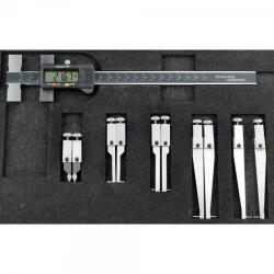 FEKU Subler digital eXpert 0-200mm x 0.01mm cu 5 seturi de falci pentru interior si exterior (31480)