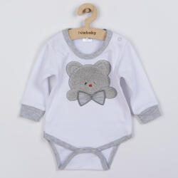 NEW BABY Luxus baba hosszú ujjú body New Baby Honey Bear 3D (32556)