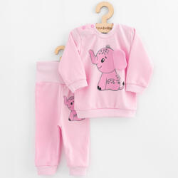 NEW BABY Baba együttes póló és szabadidő nadrág New Baby Happy Elephant pink (56474)