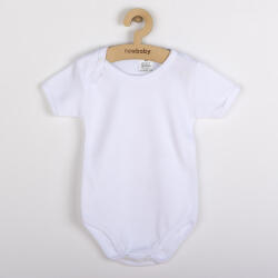 NEW BABY Luxus baba rövid ujjú body New Baby - fehér (46362)