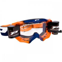 Progrip roll off -os szemüveg VENOM 3200 kék-narancs viztiszta lencsével (2601-2626)