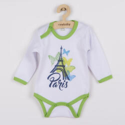 NEW BABY Csecsemő hosszú ujjú body New Baby Towns zöld (28564)