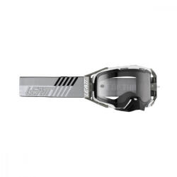 Leatt MX Velocity 6.5 2023 szemüveg, fehér-szürke, füst tükör lencse (8023020230)