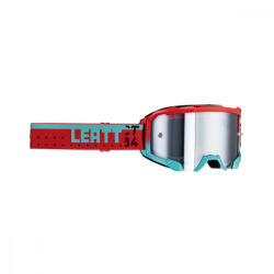 Leatt MX Velocity 4.5 Iriz 2023 szemüveg, piros-kék, ezüst tükör lencse (8023020370)