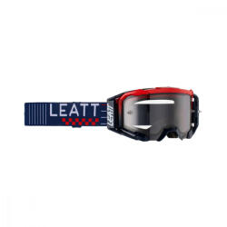  Leatt MX Velocity 5.5 2023 szemüveg, kék-piros, füst tükör lencse (8023020330)