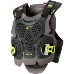  Alpinestars A-4 Max 2022 páncél, fekete-fluo sárga (2701-0981)