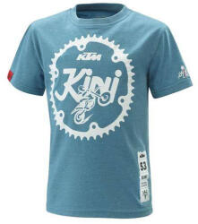 KTM Kini Ritzel Kids póló , kék, 128/S (3KI210051206)