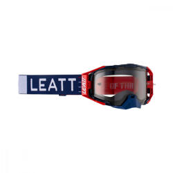 Leatt MX Velocity 6.5 2023 szemüveg, kék-piros, füst tükör lencse (8023020210)