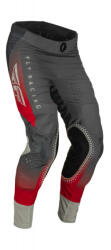 Fly Racing Lite 2023 szürke-piros cross nadrág, 36 (M172-0141-36)