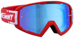 Kenny racing red-white szemüveg - kék tükrös lencsével (221-0803011-01)