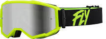 Fly Racing Zone szemüveg fekete-fluo, ezüst tükrös lencsével (37-51500)