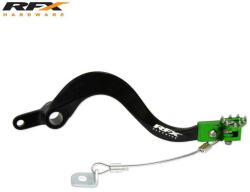  Kawasaki RFX pro fékpedál, KXF250 , fekete/zöld (1110822001)