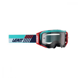  Leatt MX Velocity 5.5 2023 szemüveg, aqua-piros, füst tükör lencse (8023020300)