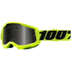  100% Strata 2 Sand Fluo Yellow szemüveg füst lencsével (2601-2950-J)