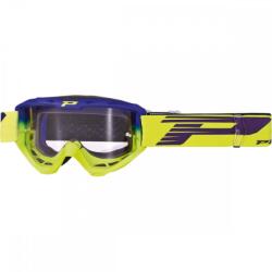 Progrip cross szemüveg 3450LS Riot kék-fluo sárga viztiszta lencsével (PZ3450TRBEGF)