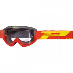  Progrip cross szemüveg 3450LS Riot szürke-piros viztiszta lencsével (PZ3450TRGRRO)