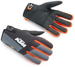KTM Racetech WP kesztyű, fekete-narancs, L méret (3PW230007104)