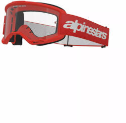  Alpinestars Vision3 wordmark piros szemüveg víztiszta lencsével (5103325-3067)
