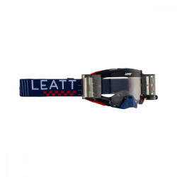 Leatt MX Velocity 5.5 roll-off 2023 szemüveg, piros-kék, víztiszta lencse (8023020350)