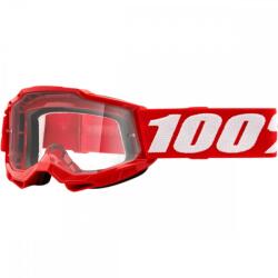  100% Accuri 2 piros gyerek szemüveg víztiszta lencsével (2601-2864)