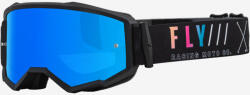 Fly Racing Zone S. E. szemüveg black-sunset, kék tükrös lencsével (37-51510)