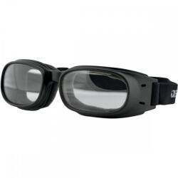 Bobster Piston Adventure Black szemüveg, víztiszta színű lencsével (2601-0880)