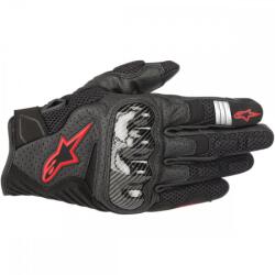  Alpinestars Smx-1 Air V2 Bőr Kesztyű Fekete-piros (3301-3172)