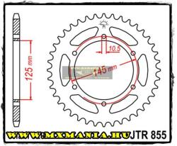  JT Sprockets hátsó lánckerék, 855, Yamaha XT/XTZ/DT/XJ (jtr855)
