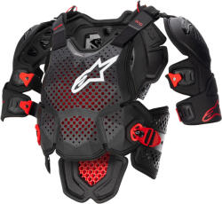  Alpinestars A-10 V2 páncél, Fekete-Piros színben (27011146)