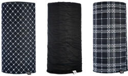 Oxford Comfy szélálló multifunkciós nyakmelegítő, 3 darabos csomag, skótkockás mintával (NW108)